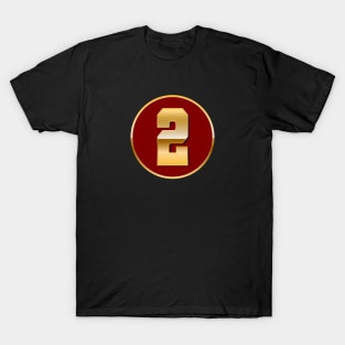 Gold Number 2 T-Shirt